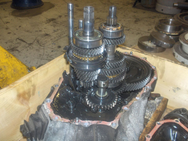 Dismantled C52 gearbox