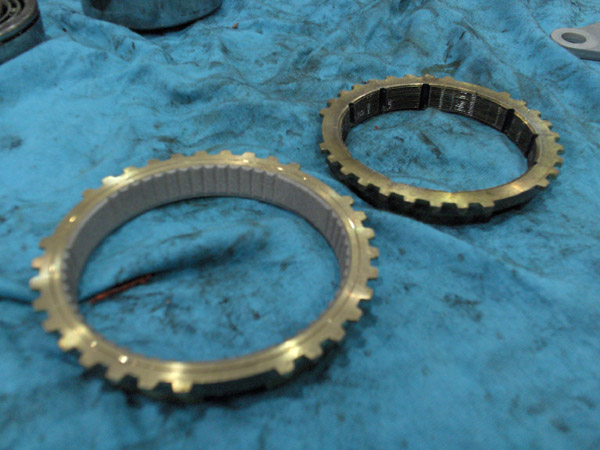 Comparing new and old synchro rings