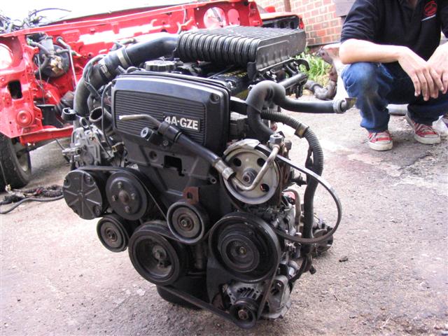 The Toyota 4A-GZE engine